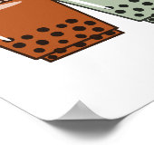 Beispiel für den Cartoon von Bubble Tee Poster (Ecke)