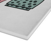 Beispiel für den Cartoon von Bubble Tee Schneidebrett (Ecke)