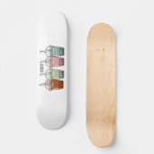 Beispiel für den Cartoon von Bubble Tee Skateboard (Vorderseite)