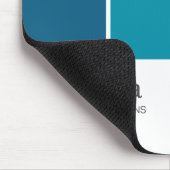 Beispiel für den Chic Name Designer Business Paint Mousepad (Ecke)