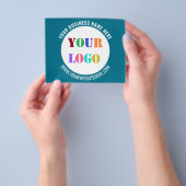 Beispiel für den Flyer Ihrer Logo-Werbeaktion (Gruppe)