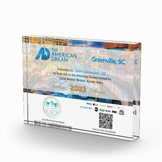 Beispiel für den Host Award Fotoblock (Rechts)