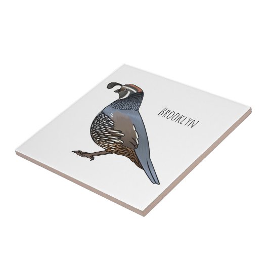 Beispiel für den kalifornischen Cartoon Fliese (Seite)