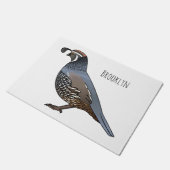 Beispiel für den kalifornischen Cartoon Fußmatte (Schrägansicht)