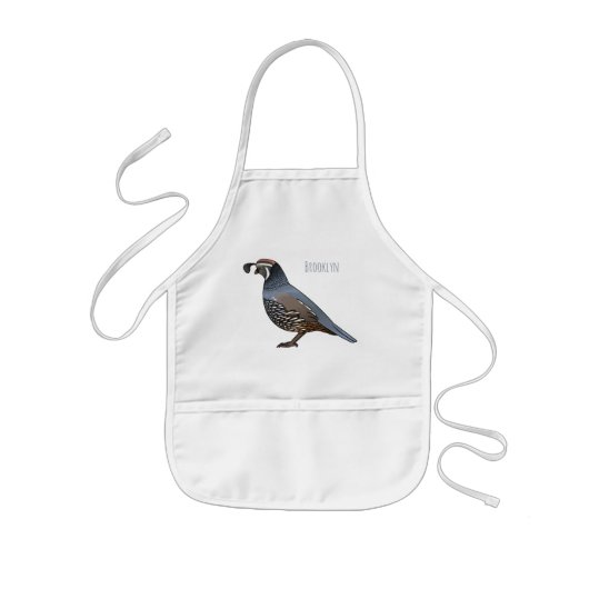 Beispiel für den kalifornischen Cartoon Kinderschürze (Vorne)