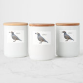 Beispiel für den kalifornischen Cartoon Lebensmitteletikett (Flaschen)