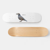 Beispiel für den kalifornischen Cartoon Skateboard (Horizontal)