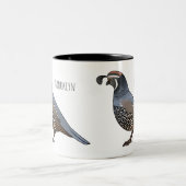 Beispiel für den kalifornischen Cartoon Zweifarbige Tasse (Mittel)