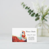 Beispiel für den klassischen Calling Card Dance Telefonnummerkarte (Stehend Vorderseite)