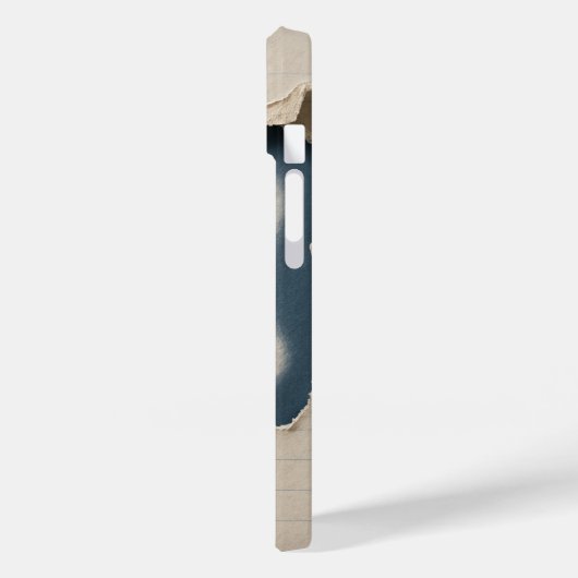 Beispiel für den Spaß mit geripptem Papier Case-Mate iPhone Hülle (Rückseite / Links)