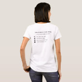 Beispiel für den T - Shirt "Name Text Info Busines (Schwarz voll)