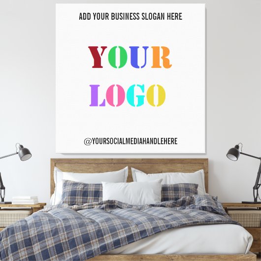 Beispiel für die Anzeigenwerbung von benutzerdefin Leinwanddruck (Insitu (Schlafzimmer))