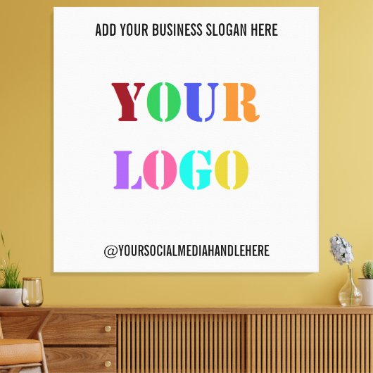 Beispiel für die Anzeigenwerbung von benutzerdefin Leinwanddruck (Insitu (Wohnzimmer))