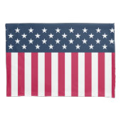 Beispiel für die blaue Flagge von Red White Kissenbezug (Vorderseite-Links)