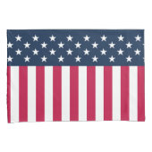 Beispiel für die blaue Flagge von Red White Kissenbezug (Vorderseite-Rechts)