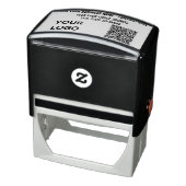 Beispiel für die Briefmarke der QR-Code-Logonamen Permastempel (Produkt)