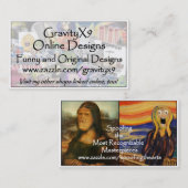 Beispiel für die eigene Erstellung Visitenkarte (Vorne/Hinten)