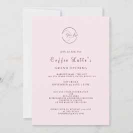 Beispiel für die Minimalistische Eröffnung eines h Einladung