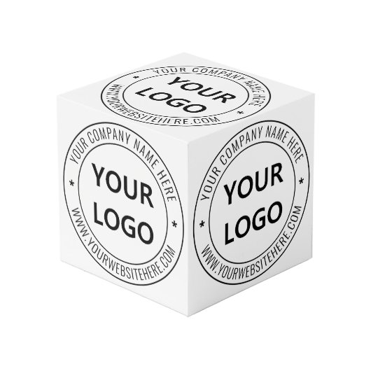 Beispiel für die Werbung mit benutzerdefiniertem F Würfel (Vorderseite Schrägansicht)