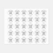 Beispiel für eigene Firmenlogos Etiketten (Blatt)