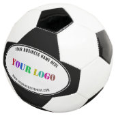 Beispiel für ein benutzerdefiniertes Firmenlogo Fußball (Dreiviertel)
