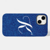 Beispiel für ein benutzerdefiniertes Monogramm Blu Case-Mate iPhone Hülle (Rückseite (Horizontal))
