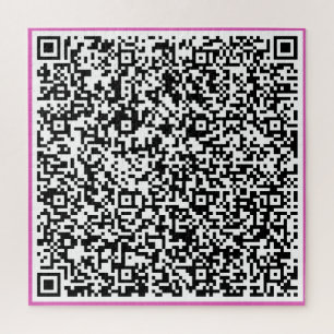 Beispiel für ein benutzerdefiniertes QR-Codepuzzle Puzzle
