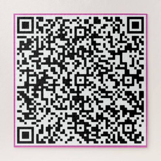 Beispiel für ein benutzerdefiniertes QR-Codepuzzle Puzzle (Vertikal)