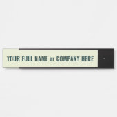 Beispiel für ein personalisiertes benutzerdefinier türschild (Vorderseite )