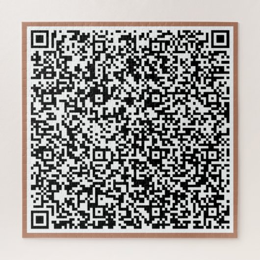 Beispiel für ein QR-Codepuzzle personalisiert Puzzle (Vertikal)