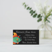 Beispiel für eine Visitenkarte für Fische8 (Stehend Vorderseite)