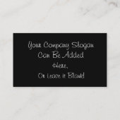 Beispiel für eine Visitenkarte für Fische8 (Rückseite)