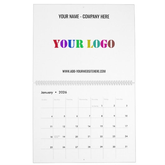 Beispiel für einen Kalender für die Werbung für ku (Jan 2026)