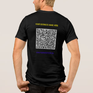 Beispiel für einen QR-Code für Ihr Markenunternehm Tri-Blend Shirt