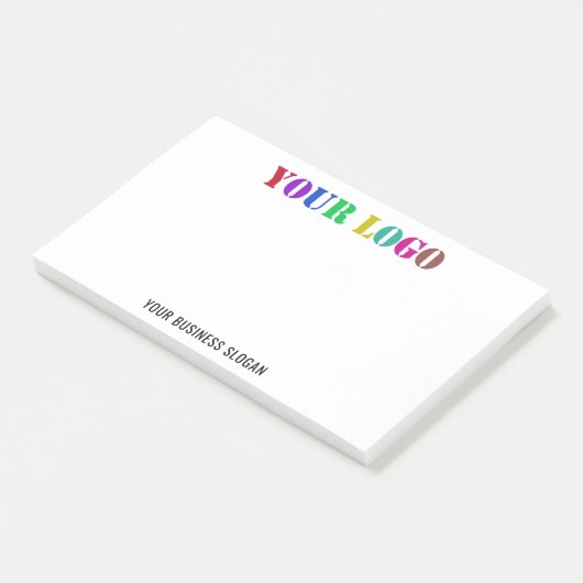 Beispiel für Firmenlogo Text Business Post-it®-Hin Post-it Klebezettel (angewinkelt)