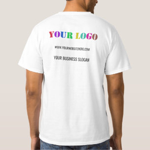 Beispiel für Firmenlogo und Text-Business-T - Shir T-Shirt