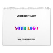 Beispiel für Firmenlogo und Text-Geschäftskalender Kalender (Titelbild)