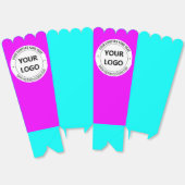 Beispiel für Firmenlogo und Text-Popcorn Geschenkschachtel (Ungeklappt)