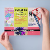 Beispiel für Flyer (Hand)