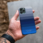 Beispiel für geometrische Streifen für blaue Linie iPhone 11Pro Hülle<br><div class="desc">Ihr Handy sollte so einzigartig sein,  wie Sie es sind! Brighten Sie Ihr Handy mit einem unserer blau gestreiften geometrischen Designs auf.</div>