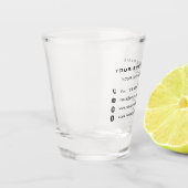 Beispiel für Ihr Design-Branding Schnapsglas (Links)