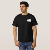 Beispiel für Ihr Firmenlogo und QR-Code-T - Shirt (Vorne ganz)