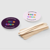Beispiel für Ihr Logo und den Text-Werbehandschuh Fächer (Non-assembled)