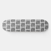 Beispiel für Ihre QR-Code-Scan-Info Skateboard (Horizontal)