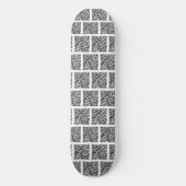 Beispiel für Ihre QR-Code-Scan-Info Skateboard (Vorderseite)