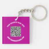 Beispiel für Ihren QR-Code und Schlüsselanhänger f (Rückseite)