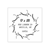 Beispiel für Kanote-Stil-Adresse Gummistempel (Prägung)