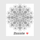 Beispiel für klassische, schwarz Gezeichnet Logos. Aufkleber (Blatt)