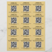 Beispiel für kleine Quadrate mit Peach 3x4 Beilage (Rückseite)