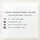 Beispiel für kundenspezifische Untersetzer für Wer (Vorderseite)